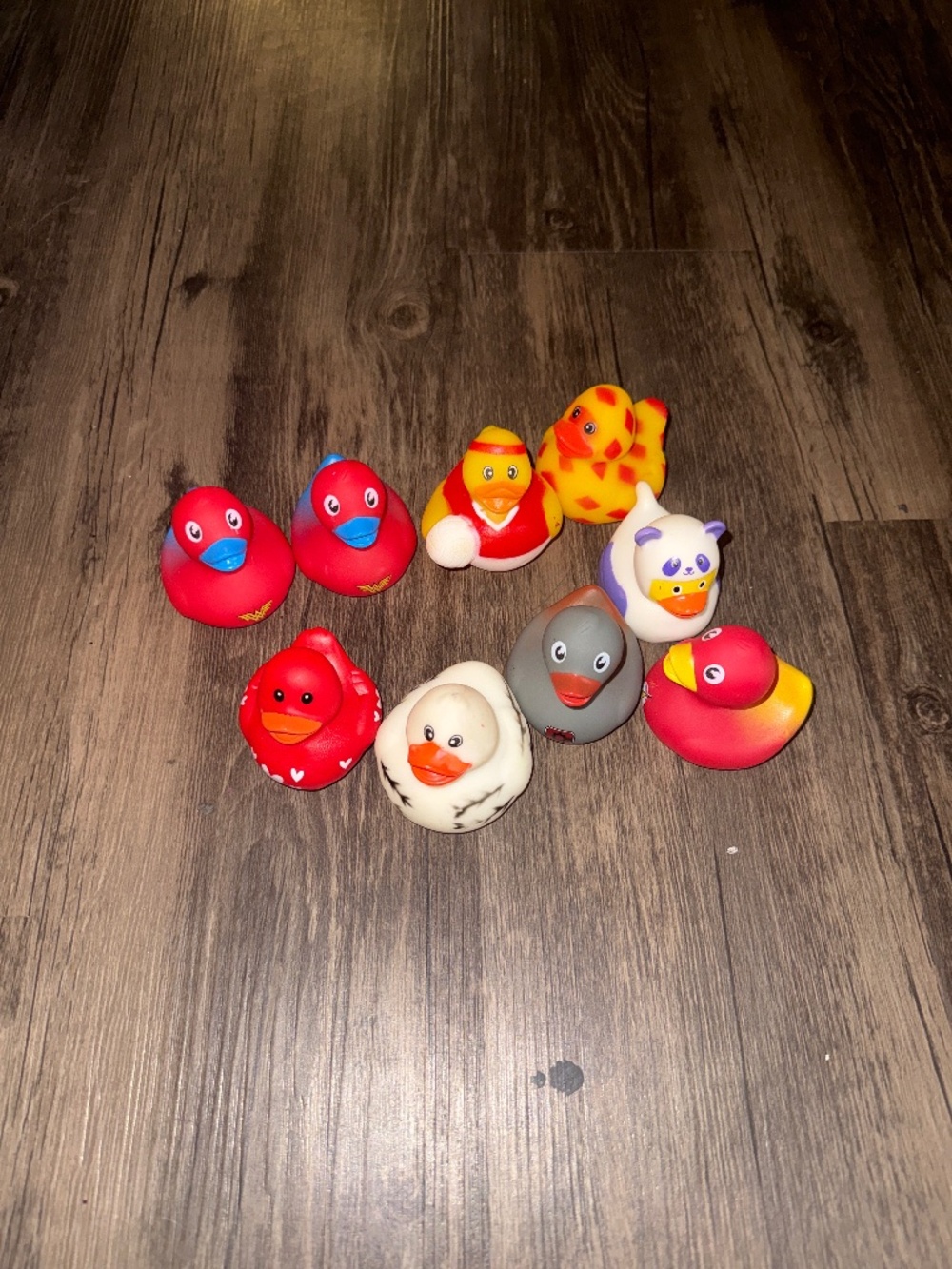rubber ducks